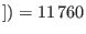 $ ])=11\,760$
