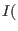 $ I($