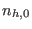 $ n_{h,0}$